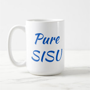 Pure SISU Finnish Coffee Mug (15 oz; white)
