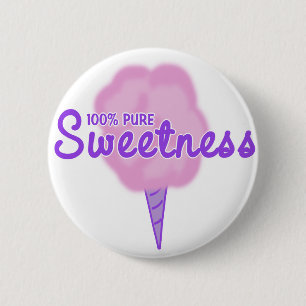 Pure Sweetness 6 Cm Round Badge