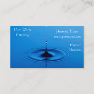 Pure Water business card