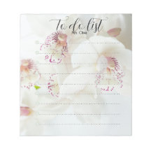 Pure White Floral Aesthetic Holiday To-Do List Not