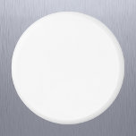 Pure White Solid Colour Magnet<br><div class="desc">Pure White Solid Colour</div>