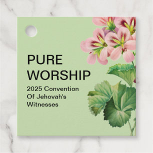 Pure Worship 2025 Convention JW Gift Tags