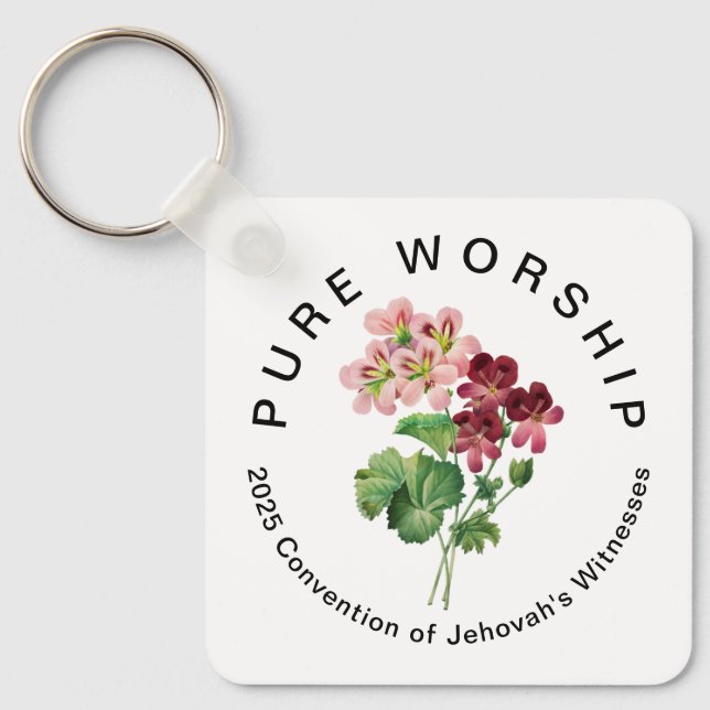 Pure Worship 2025 Convention | JW Key Ring (Front)