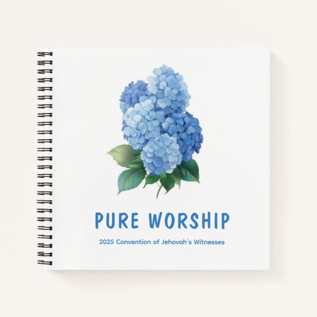 Pure Worship 2025 Convention | JW Notebook (Front)