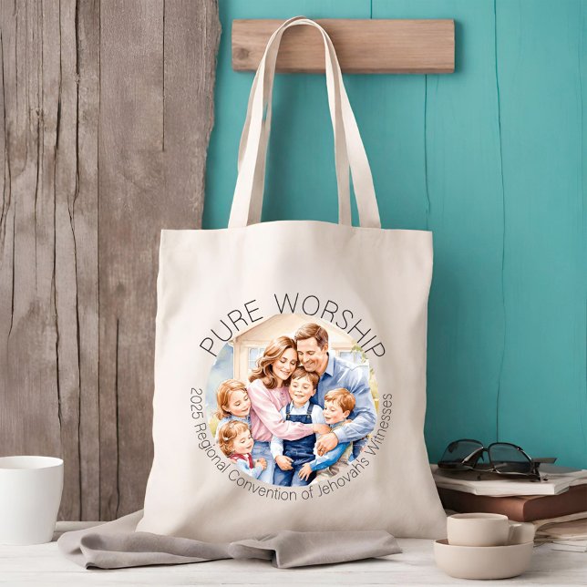 Pure Worship 2025 Happy Family Tote Bag (Creator Uploaded)