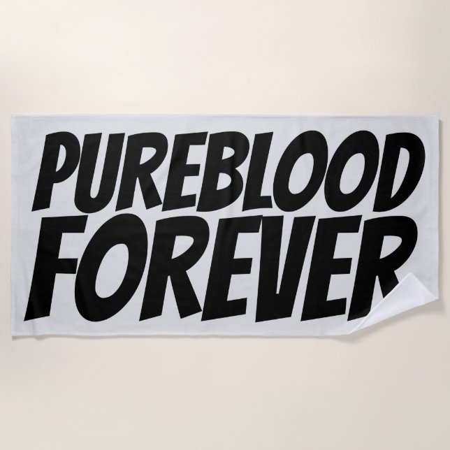 PUREBLOOD FOREVER Beach Towels (Front)