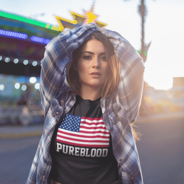 PUREBLOOD UNVACCINATED patriotic T-SHIRTS (Creator Uploaded)