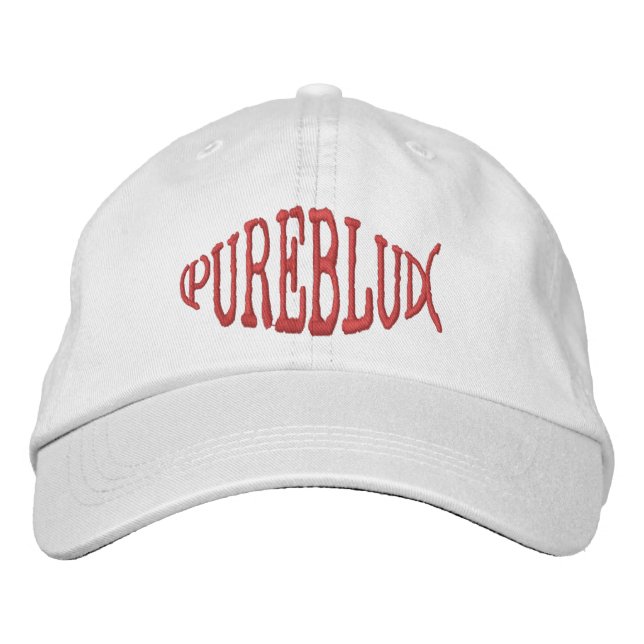 PureBlud White Hat (Front)