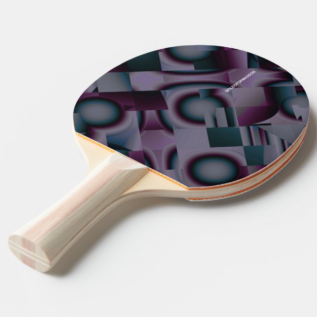 PureColor Ping Pong Paddle (Back Angle)