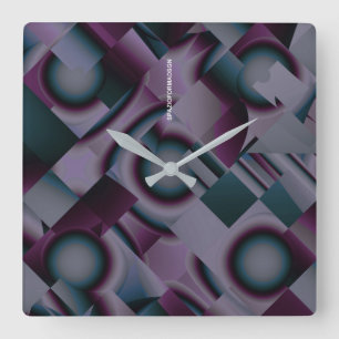 PureColor Square Wall Clock
