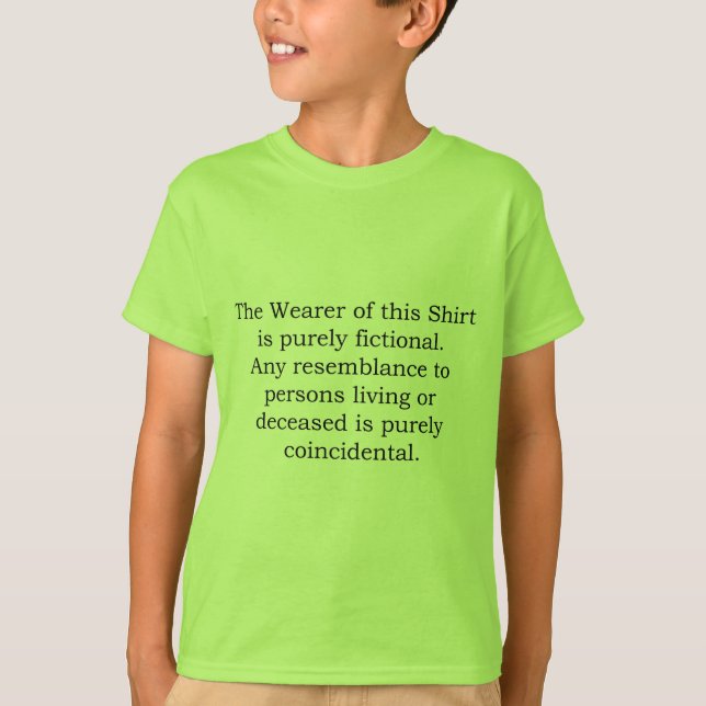 Purely Fictional T-Shirt (Front)