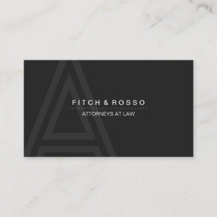 PurePro No5 Dark Grey Business Card