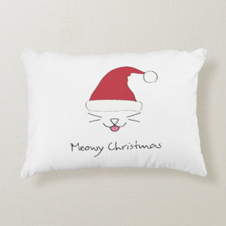 Purfect Meowy Christmas throw pillow holiday gift