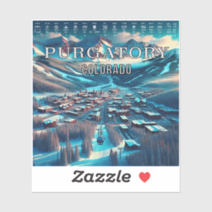 Purgatory Colorado 3 Inch Vinyl Sticker