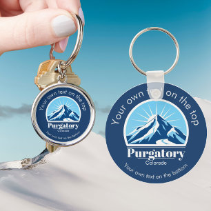 Purgatory Colorado ski resort gift  Key Ring