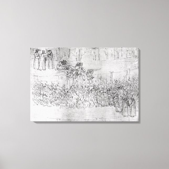 Purgatory, from 'The Divine Comedy' by Dante Canvas Print (Front)