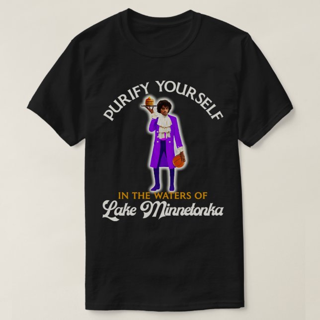 Purify Yoursin the Waters of Lake Minnetonka Mug T-Shirt (Design Front)