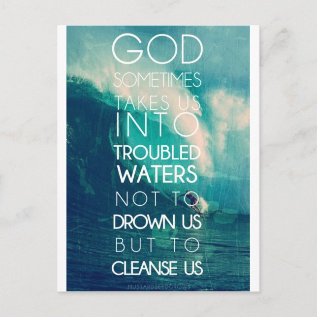 purifying the soul and heart postcard (Front)