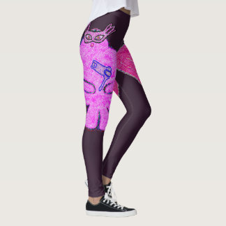 Purim פּוּרִים Grogger the Golem Esther and Vashti Leggings