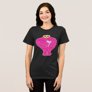 Purim פּוּרִים Grogger the Golem Vashti Tri-Blend Shirt