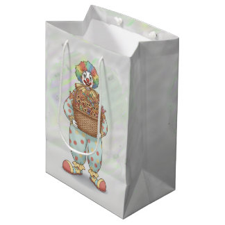 Purim Clown Mishloach Manot  Medium Gift Bag