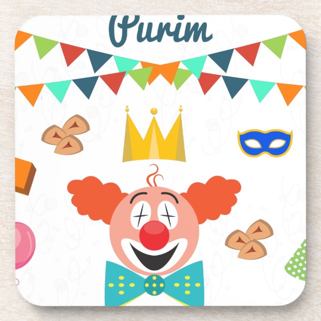 purim coaster (Front)