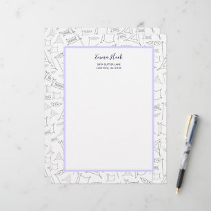Purim Custom Letterhead