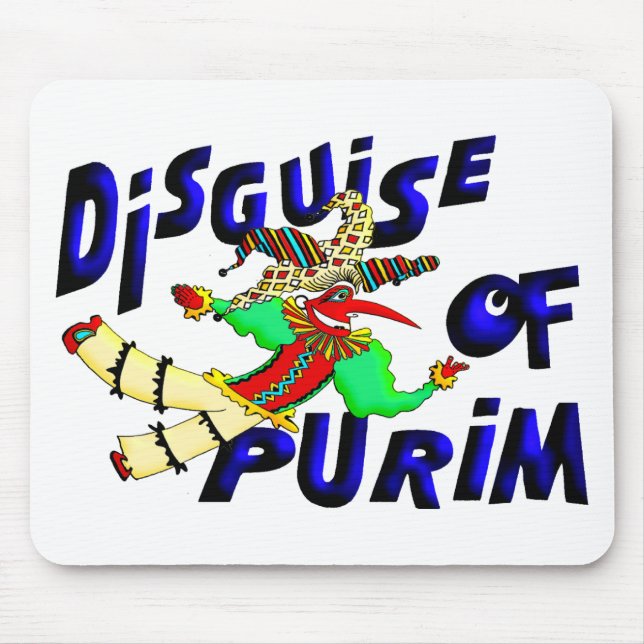 Purim Disguise Mouse Mat (Front)