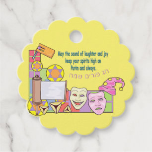 Purim Favour Tags