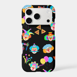 Purim Festival Kids Party Cute Clown Carnival