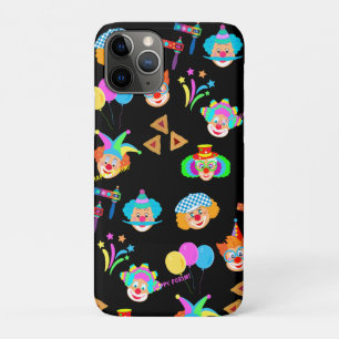 Purim Festival Kids Party Cute Clown Carnival iPhone 11 Pro Case