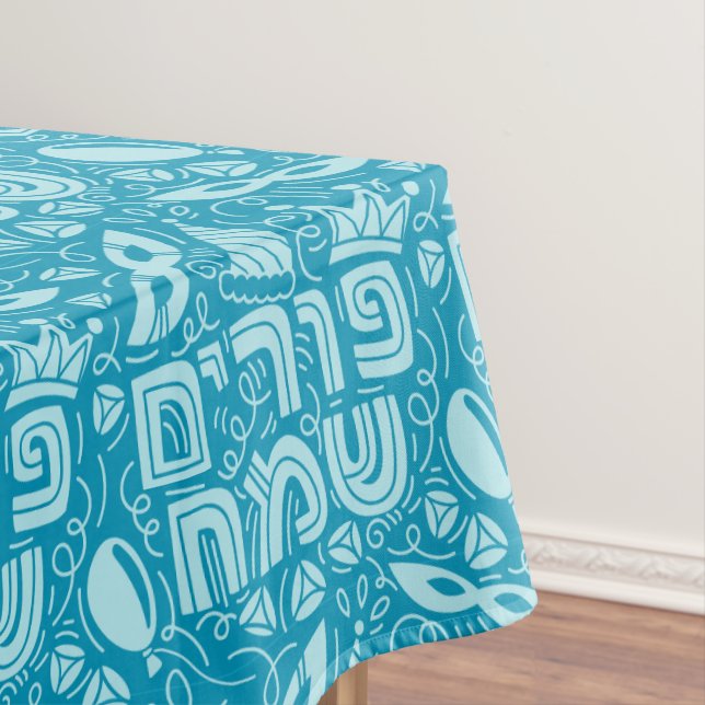 Purim Festive Tablecloth (In Situ)