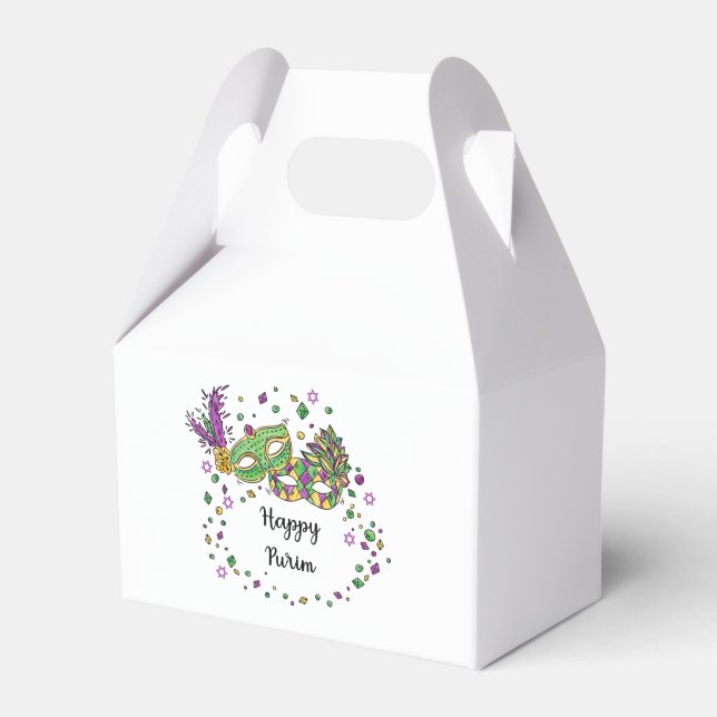 Purim Gifts Favour Box (Front Side)