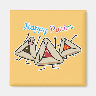 Purim hamantaschen pastry Sameach Oznei Haman Magnet