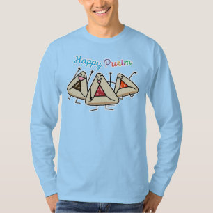 Purim hamantaschen pastry Sameach Oznei Haman T-Shirt