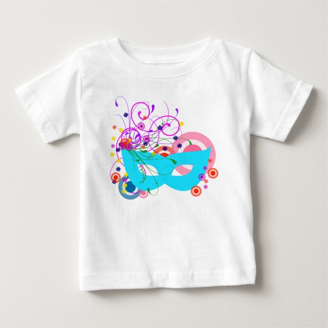 Purim Mask Baby T-Shirt (Front)