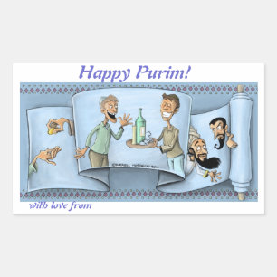 purim megillah sticker