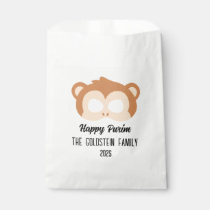 Purim monkey mask masquerade costume favour bags