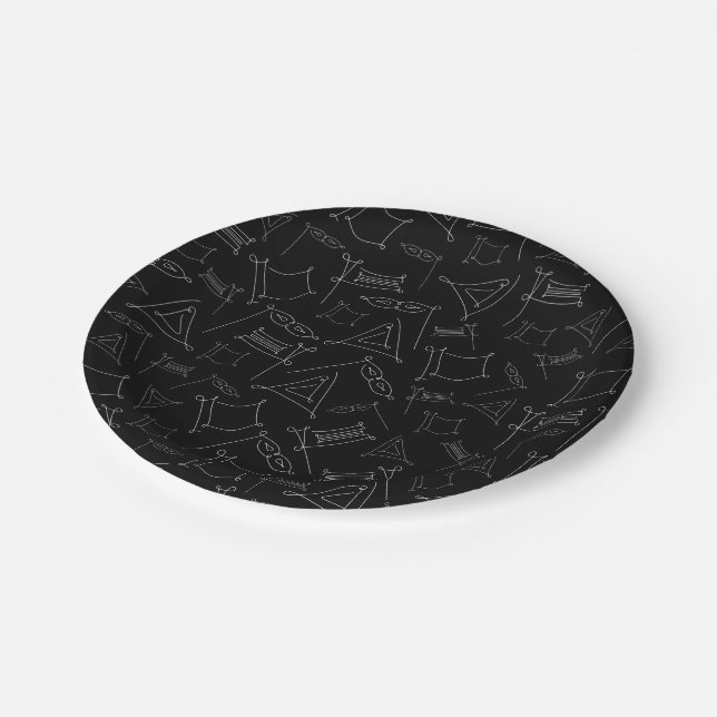 Purim Paper Plate (Angled)
