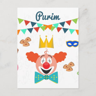 purim postcard
