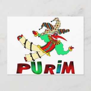 Purim Postcard