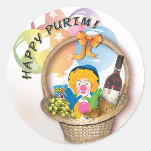 Purim Sticker (Front)