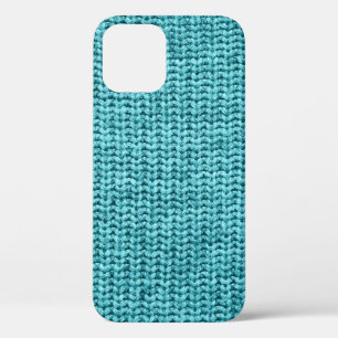 Purist blue texture iPhone 12 case