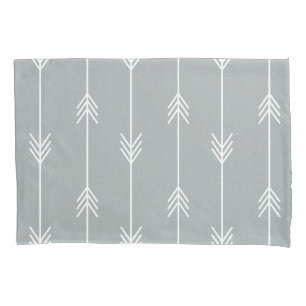 PURITAN GRAY Arrow Pattern Pillowcase