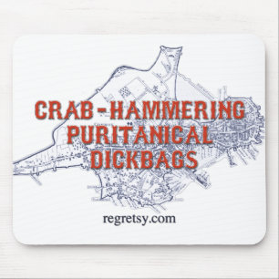 Puritanical Dickbags Mouse Mat