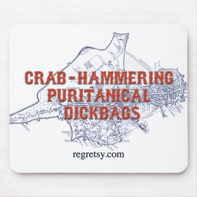 Puritanical Dickbags Mouse Mat (Front)