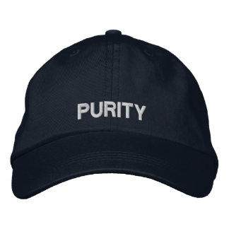 PURITY (NAVY) EMBROIDERED HAT