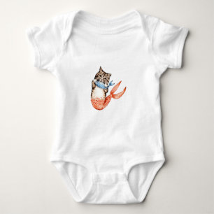Purmaid Cat Mermaid Baby Bodysuit