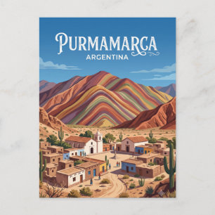 Purmamarca Argentina Postcard