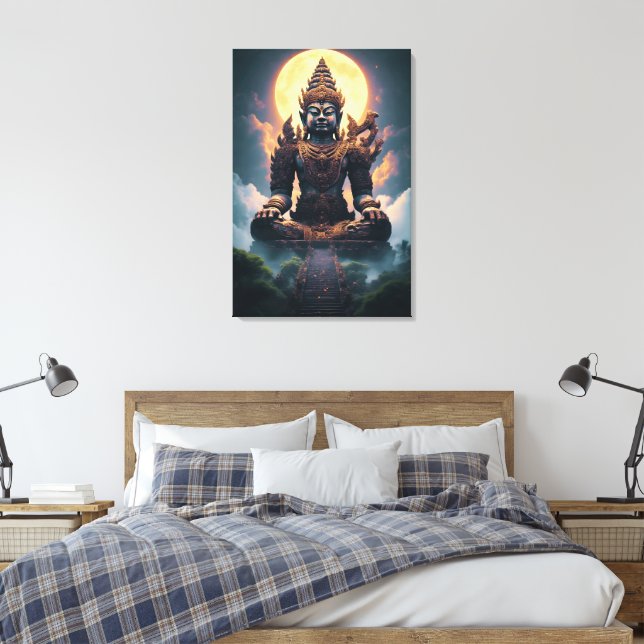 Purnama Agung Hyang Canvas Print (Insitu(Bedroom))